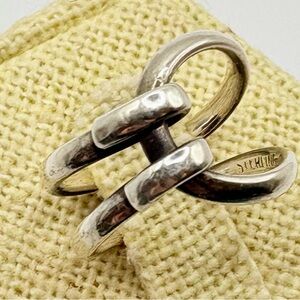 Vintage Sterling Silver Knot Ring